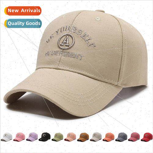New hat fashion simple female letters embroidered baseball c