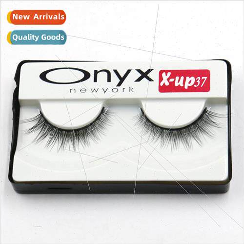 Xup37# Cross Eyelash Cotton Stem Eyelash Handmade Pair False