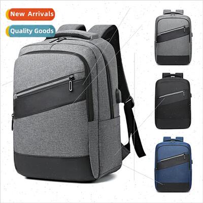 Men computer bag new large-capacy middle backpack simple mul