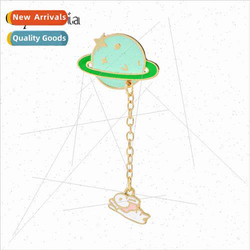Europe Cartoon Set Brooch vely Cute Planet Bunny Brooch