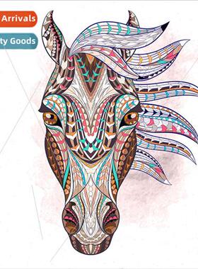 New painted steed diamond painting modern simple living room