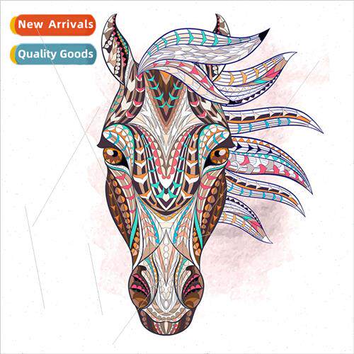New painted steed diamond painting modern simple living room