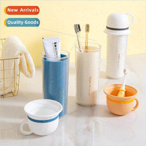 Travel Mouthwash Mug Set Portable Wash Cup Toothbrush Organi