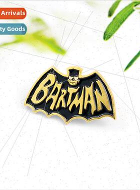 Personalised Creative Animal Alloy Brooch Bartman Personalis