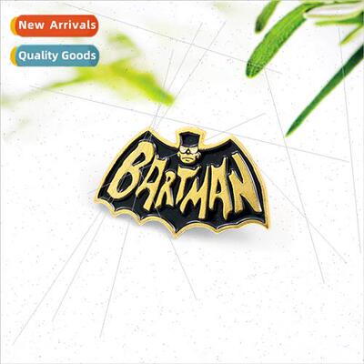 Personalised Creative Animal Alloy Brooch Bartman Personalis