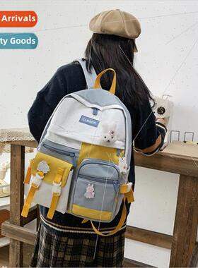 new tide large capacy backpack fashion nd college wind schoo