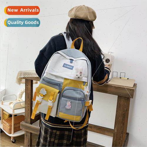 new tide large capacy backpack fashion nd college wind schoo