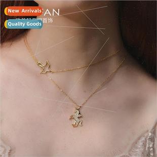 silver jewelry cute Europe swallow s925 bird penda necklaces