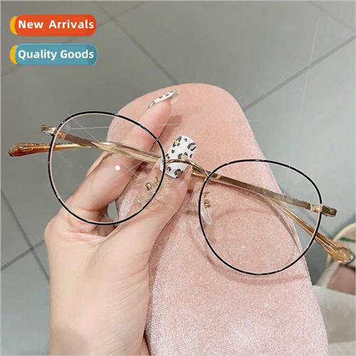 Retro round frame eyeglasses men myopia frames women have de
