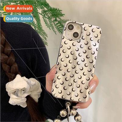 Cold wind full screen moon water ripples 适用 iPhone 13 chai