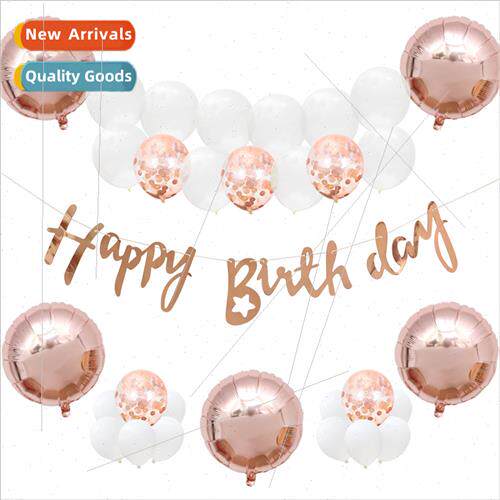 Set 31 Happy Birthday Flag Balloon Set Children Party Decora