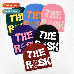letters embroidered RISK cold dice cap wool risk