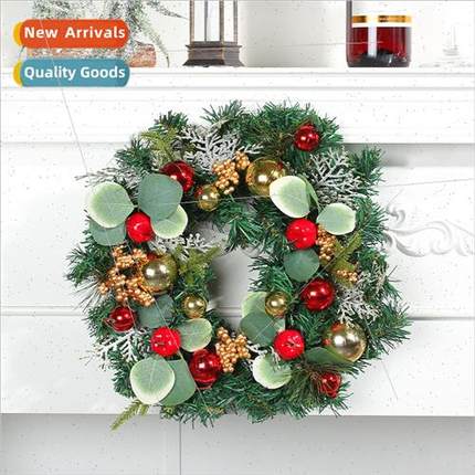 New Christmas ball wreath wall decoration red apple string w