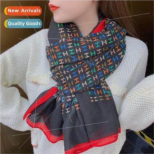Cotton linen scarf Ms. winter Korean wild autumn and winter