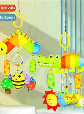Baby toys stroller pendant rattles colorful doll soothing 0