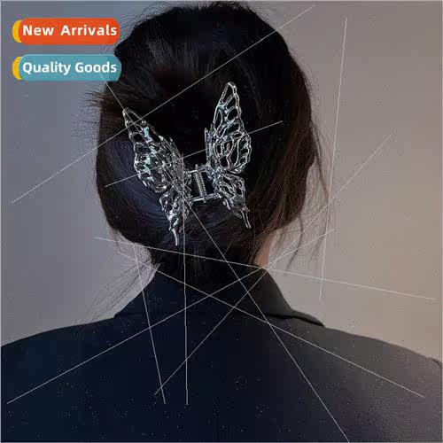 Hollow Butterfly Hair Clip Fashion Back Head Plate Hair Grab