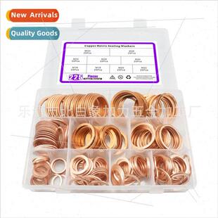 Gasket Flat Oil 225pcs Seal Copper Plug Combin Purple