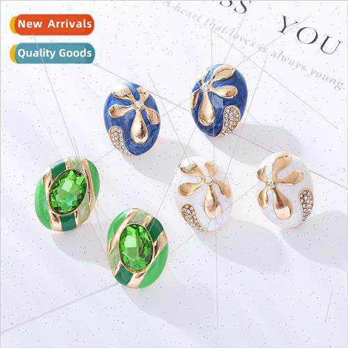 Europe creative ins antique celebry earrings female S925 sil