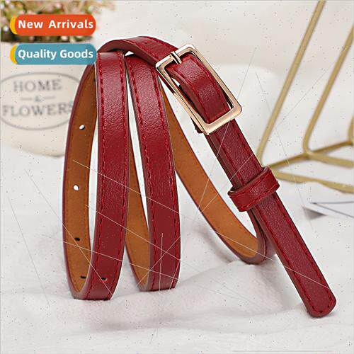 Belt Ms. jeans fashion versatile pants Korean simple leisure