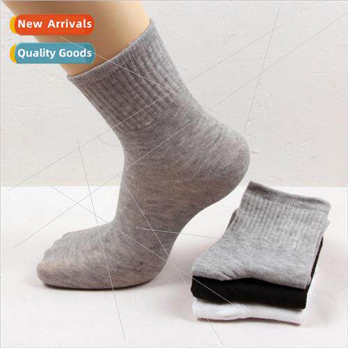 Solid color foot bath socks  men cheap sports socks polyeste