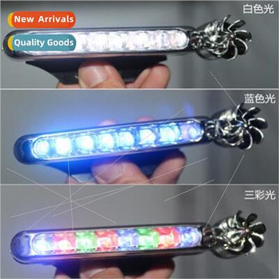 Automotive center grid light LED wind wind energy daytime ru