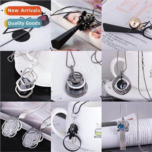 ins popular wild geometric ball sweater chain bohemian simpl
