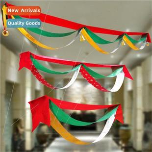 strip ribbon shopping Festival hotel wave mall decoration