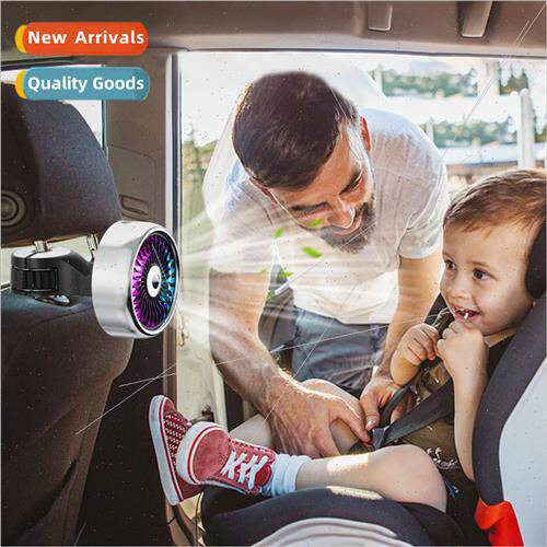 New car fan back seat car rear fan supplies USB hook car sma