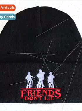 Stranger Thingsfriends don't lieWoolen HatWinter HatSTRA