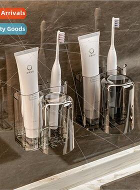 Toothbrush Tooth Cup Holder Shelf No-Punch Bathroom Mouthwas
