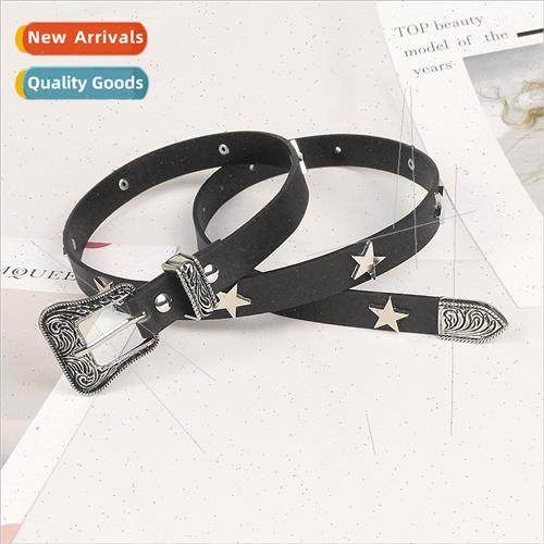 New niche design  star belt women y2k versatile American ret