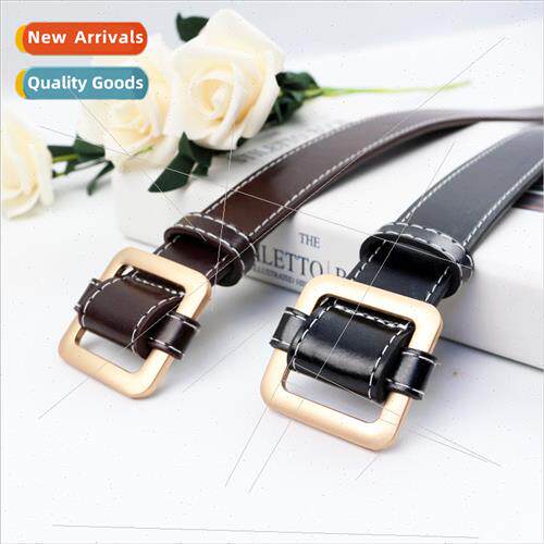 Hole-free fashion belt Ms. Korean free adjustable student sq
