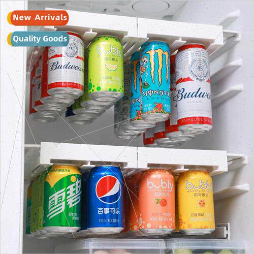 Refrigerator cans drink organizer space-saving hanging liste