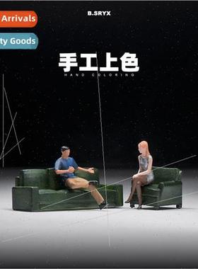 1:64 male female doll model miniature miniature human scene