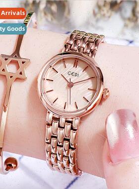 Ultra-thin waterproof quartz women watch high color value sm