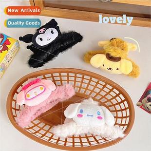 hair clips plate ltle grip head animal back Cute female