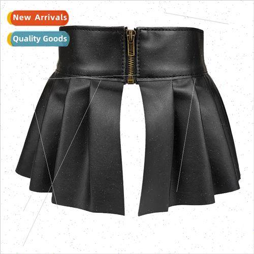 Waistband Halter Satchel Zhang PU Women Faux Belt Elastic El