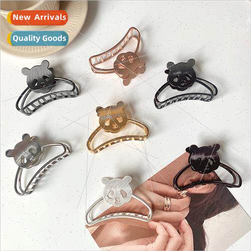 Metal Grab Clip Panda Hair Clip Alloy Bath Grab Clip Large G