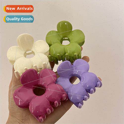Grab clip gentle flowers ins girls sweet super fairy back he