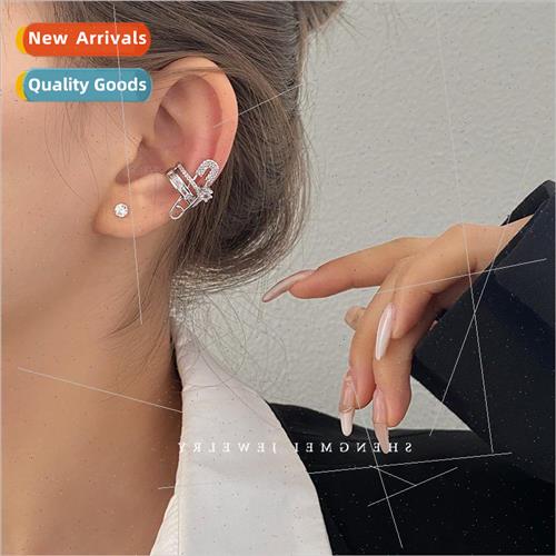 Diamond ear bone clip whout ear hole female 2022 new tide ni