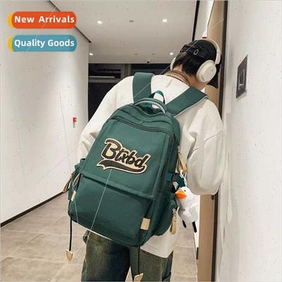 ins wind male schoolbag set nd large capacy men women should
