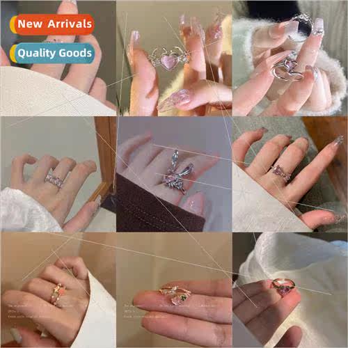 Cute Hundred Open Rings Female che Index Finger Rings mple R