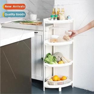 Bathroom shelves floor multi-layer bathroom corner triangula