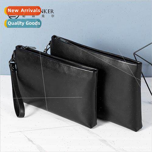Men Summer Leather Clutch Fashion mple Envelope Bag Anti-the