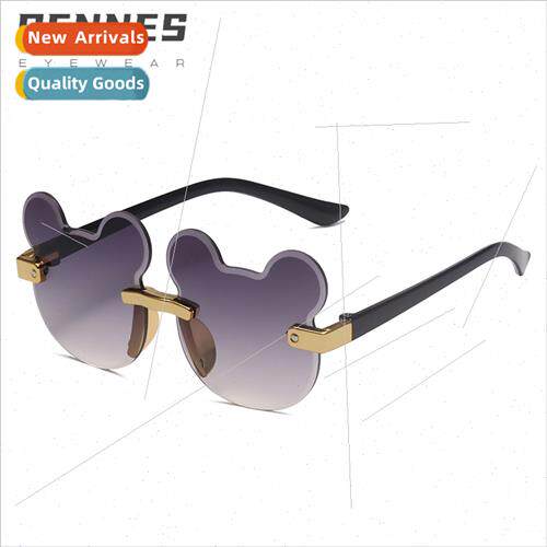 new mouse ears children sunglasses rimless pc lens candy col