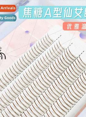 Caramel Brown A-Lash False Eyelash Fairy Fairy ngle Cluster