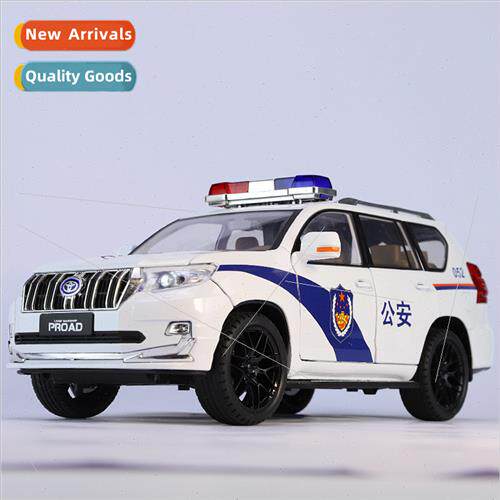 Toyoprado police car 1/18 field alloy bully off-road car mod