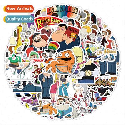 60 Pops cartoon graffiti stickers handbook decoration phone
