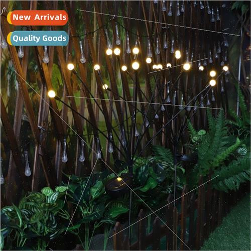 Outdoor Camping ghts Solar Firefly Ground Plug ghts Patio La