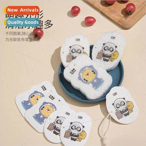 Creative new compressed dishwashing wood pulp cotton kchen a